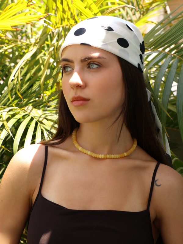 שרשרת אבני ג'ייד לאישה