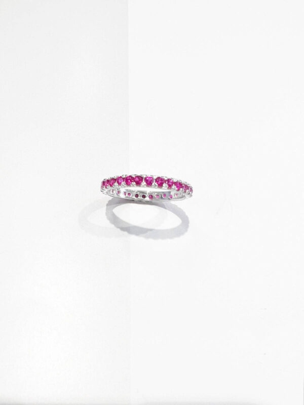 טבעת משלימה, טבעת כסף משלימה, טבעת איטרניטי, טבעת משלימה עם אבן חן, טבעת רובי, טבעת איטרניטי ורודה,