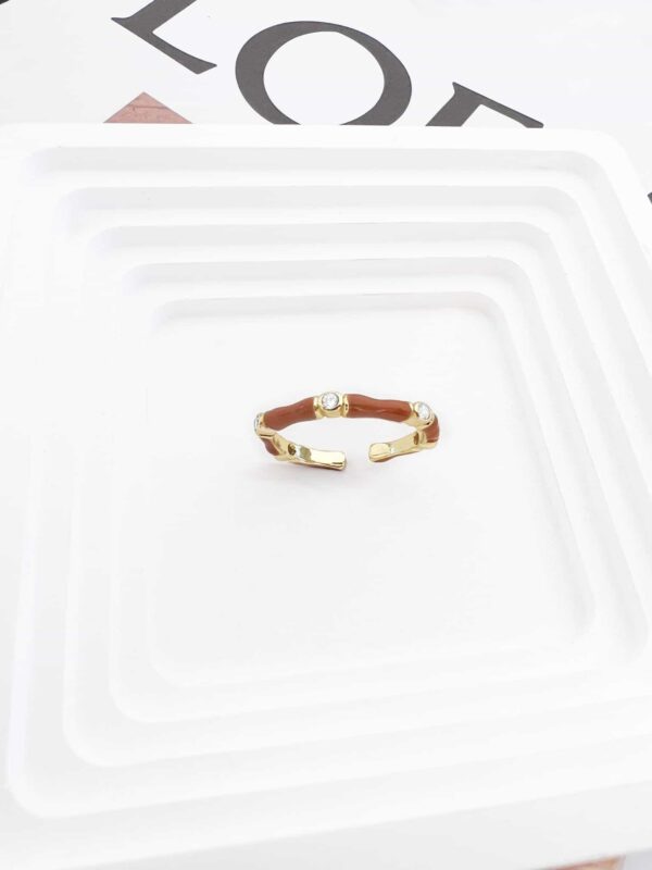 טבעת זהב פתוחה לאישה, מיוחדת לאישה, טבעת צבעונית לאישה, טבעת לקיץ, טבעת מיוחדת לאישה, טבעת זהב משובצת לאישה,