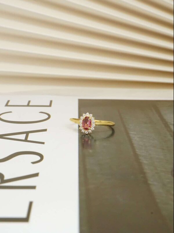 טבעת דיאנה, טבעת טורמלין, טבעת זהב טורמלין