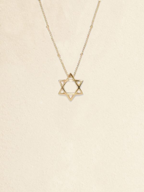 שרשרת מגן דוד זהב לאישה
